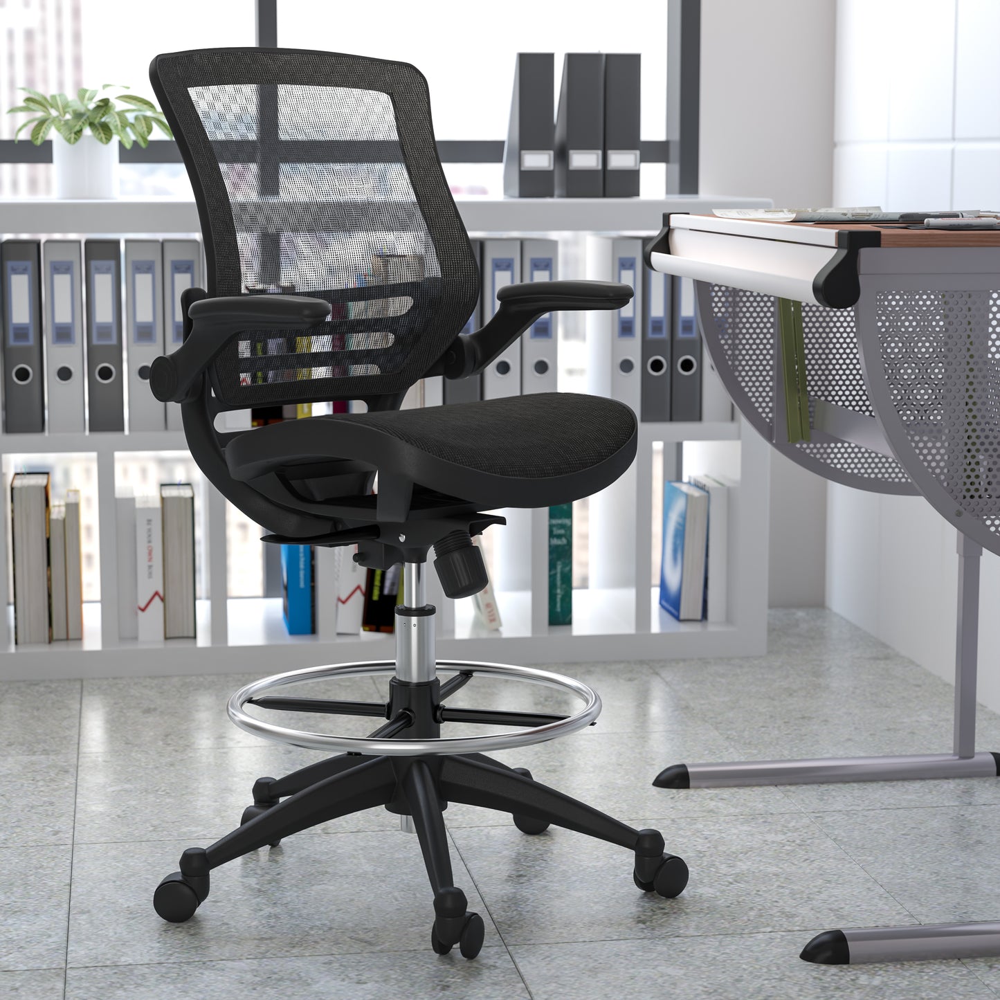 Mid-Back Mesh Drafting Chair