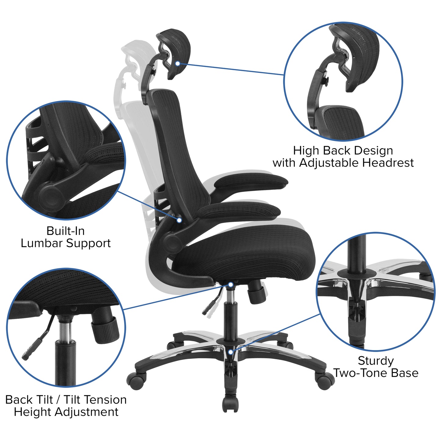 High-Back Ergonomic Office Chair