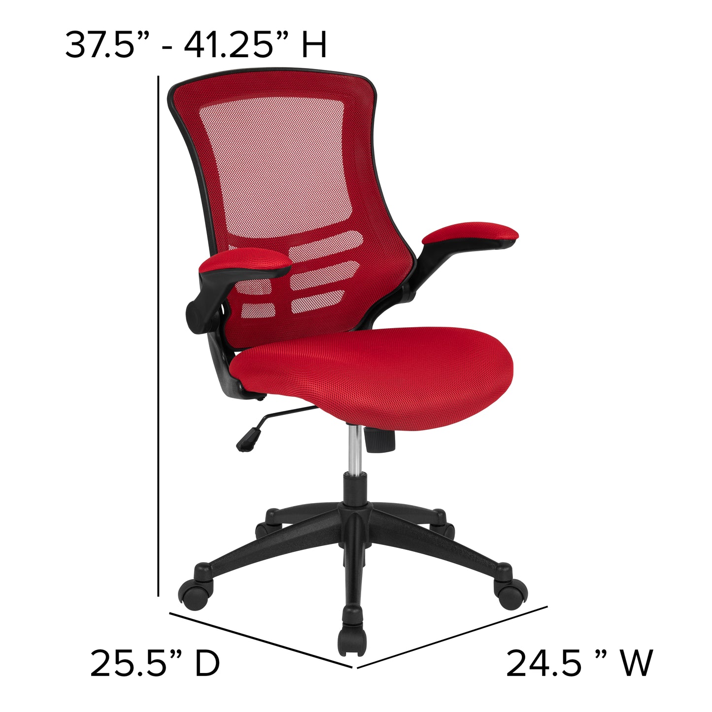Mesh Ergonomic Red Chair