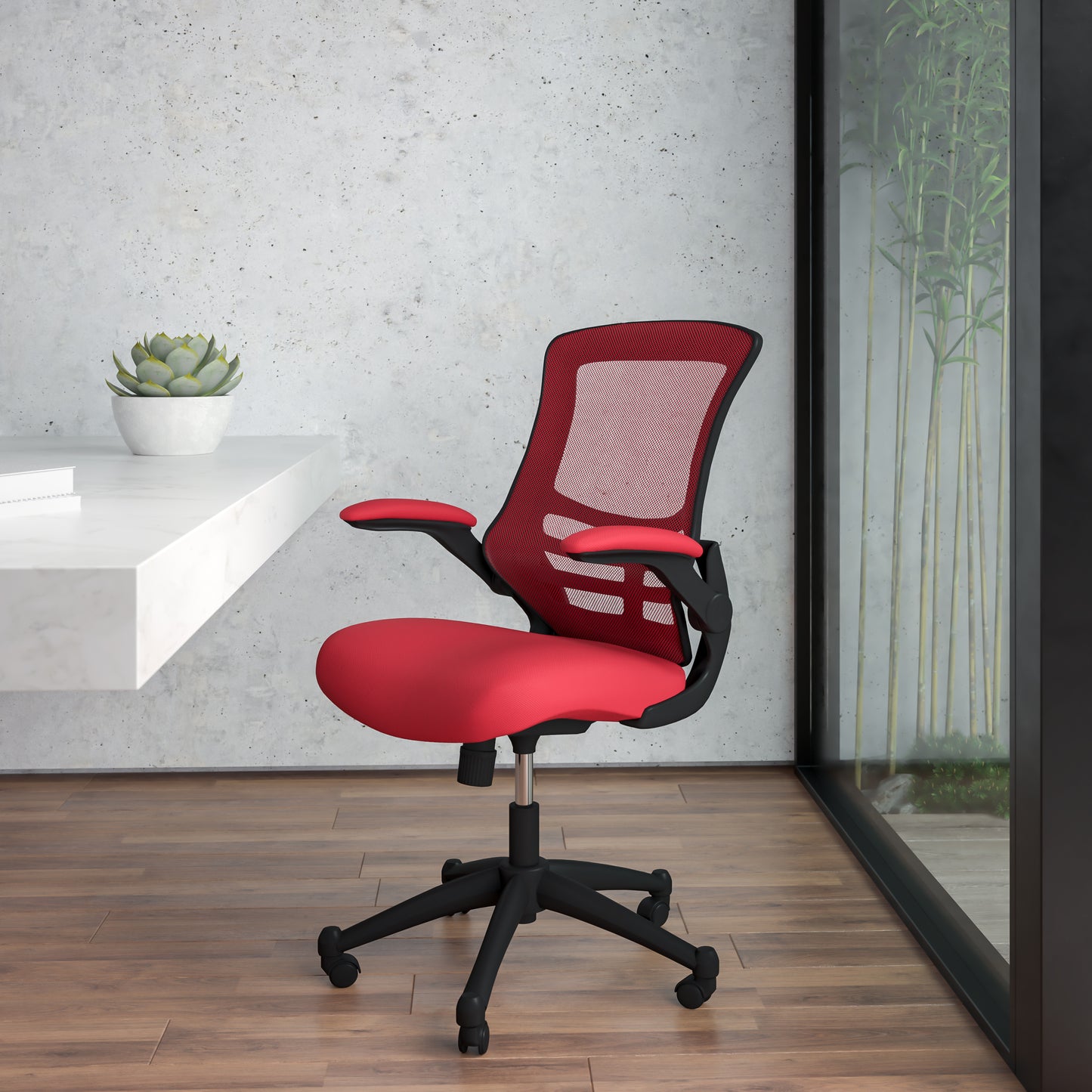 Mesh Ergonomic Red Chair