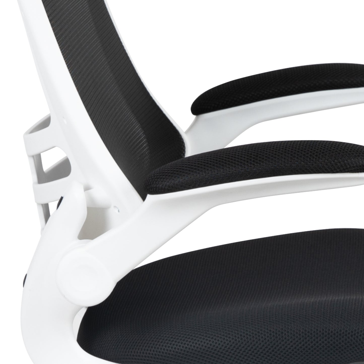 Mesh Ergonomic White and Black Chair