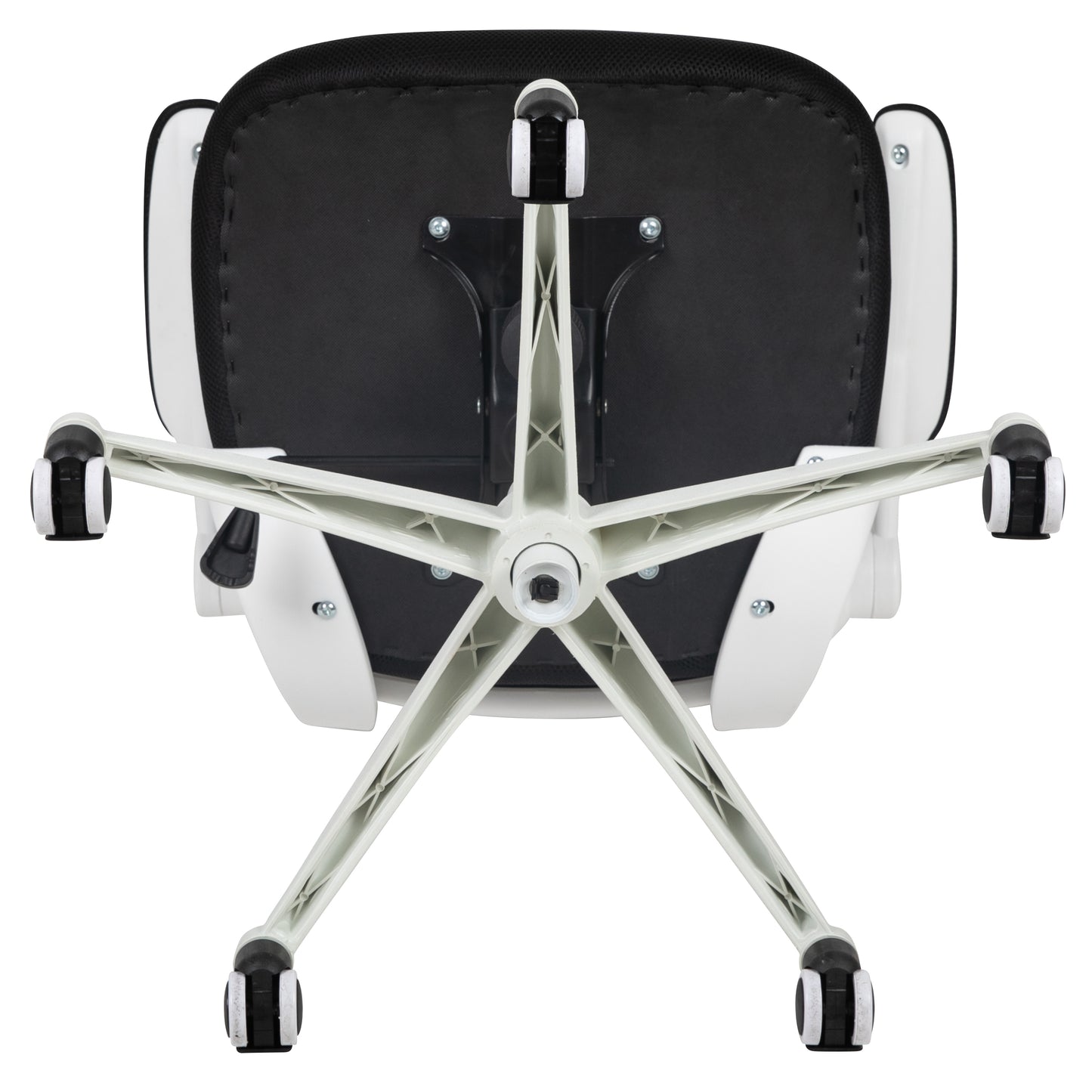 Mesh Ergonomic White and Black Chair