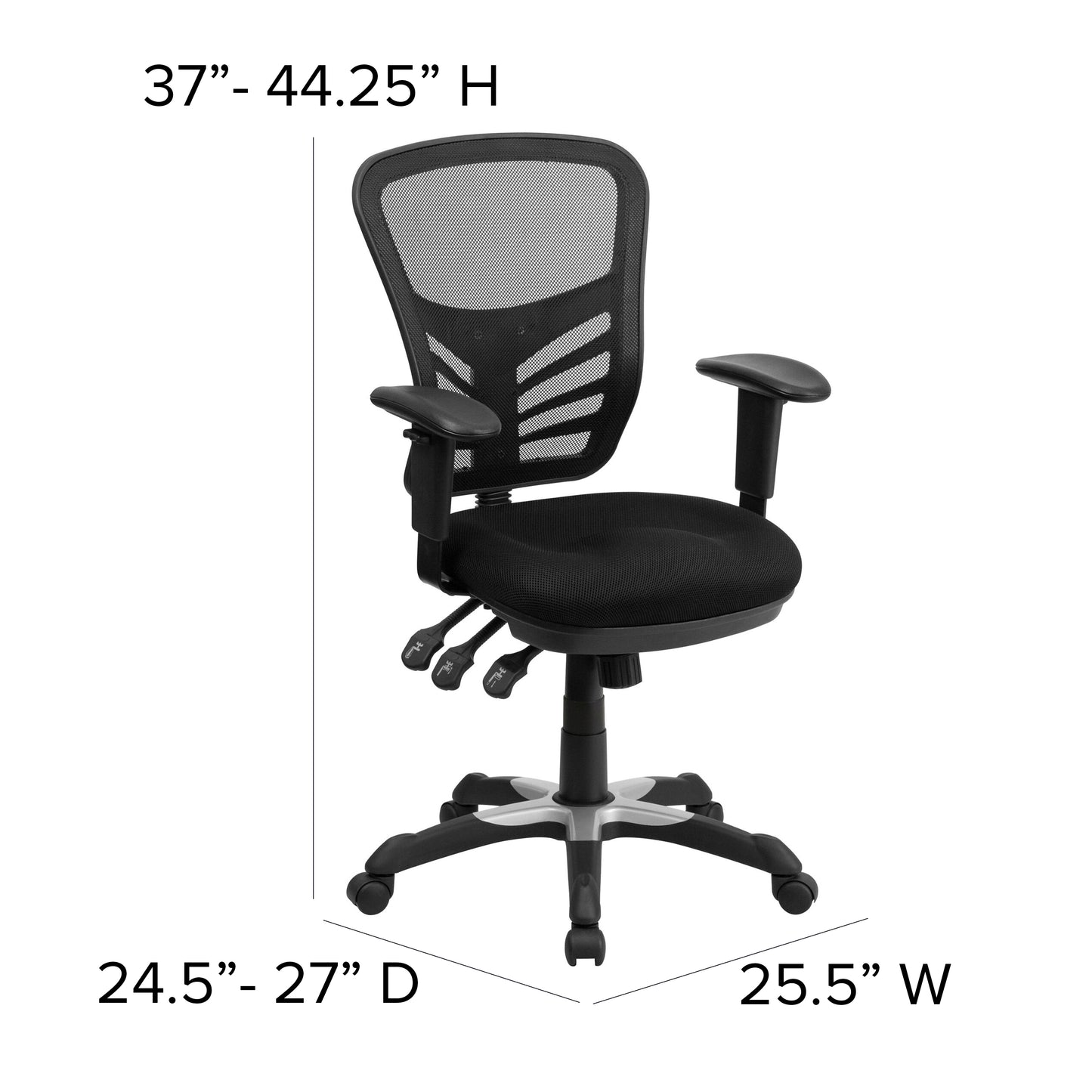 Adjustable Desk with Ergonomic Office Chair