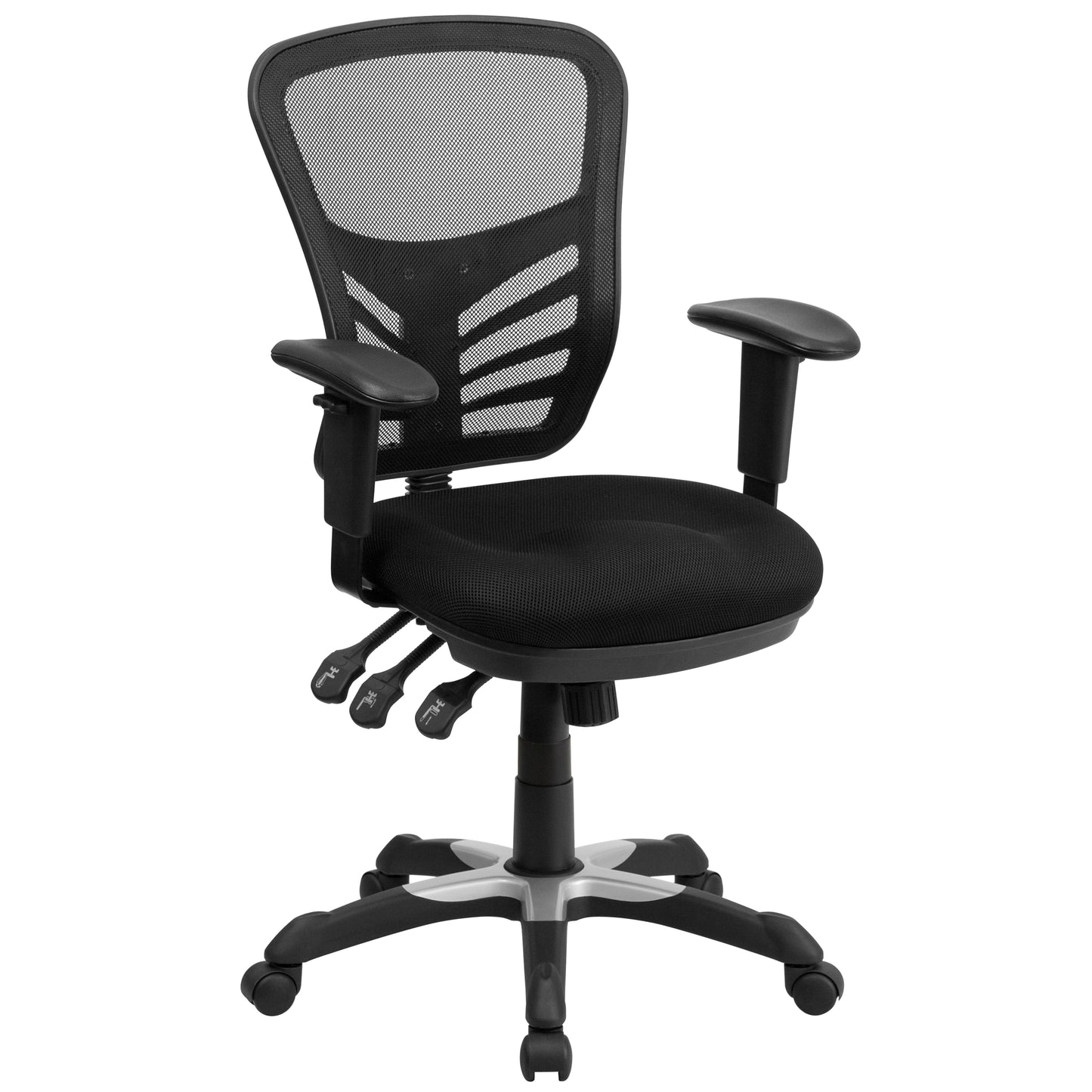 Adjustable Desk with Ergonomic Office Chair