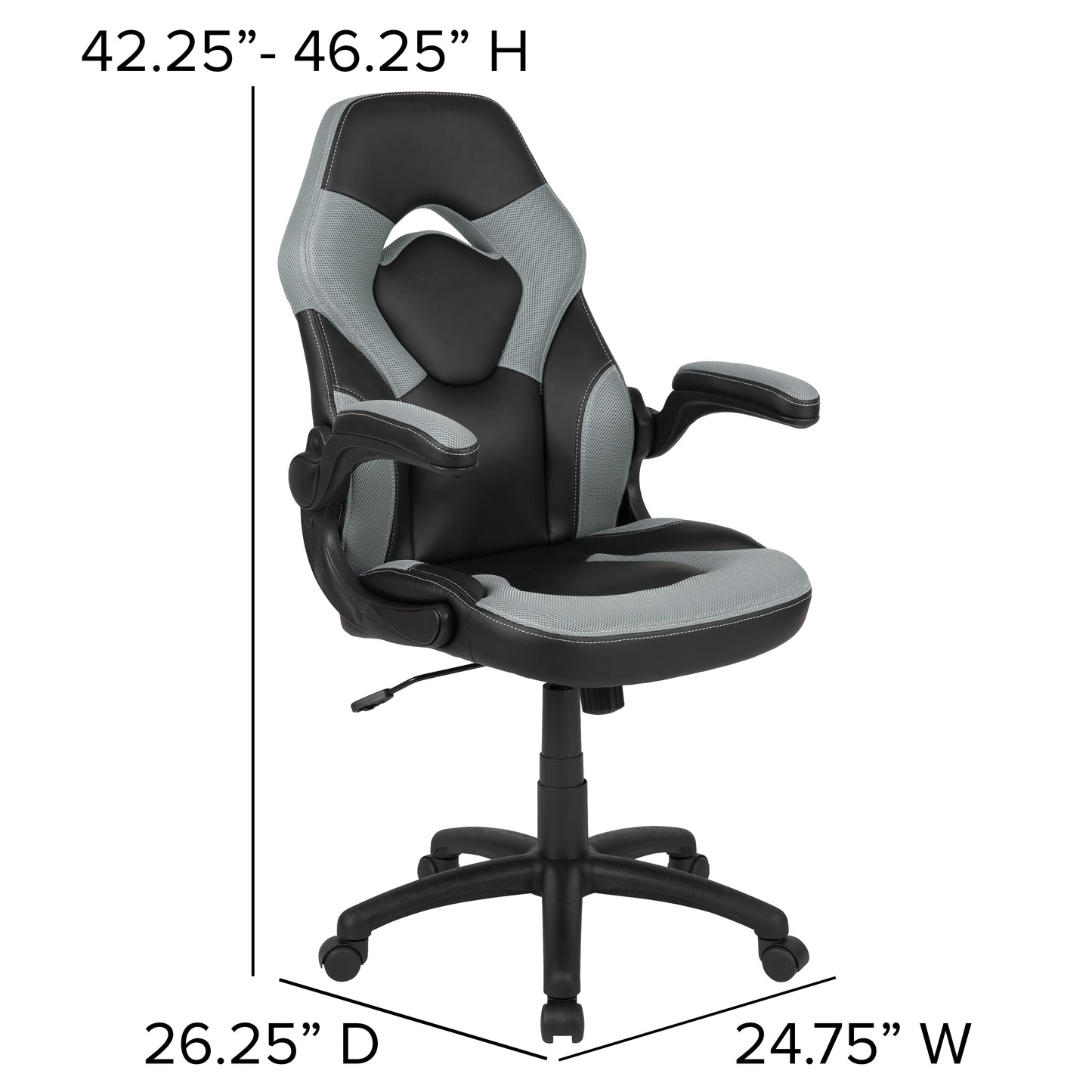 Optis Gaming Desk with Grey Chair