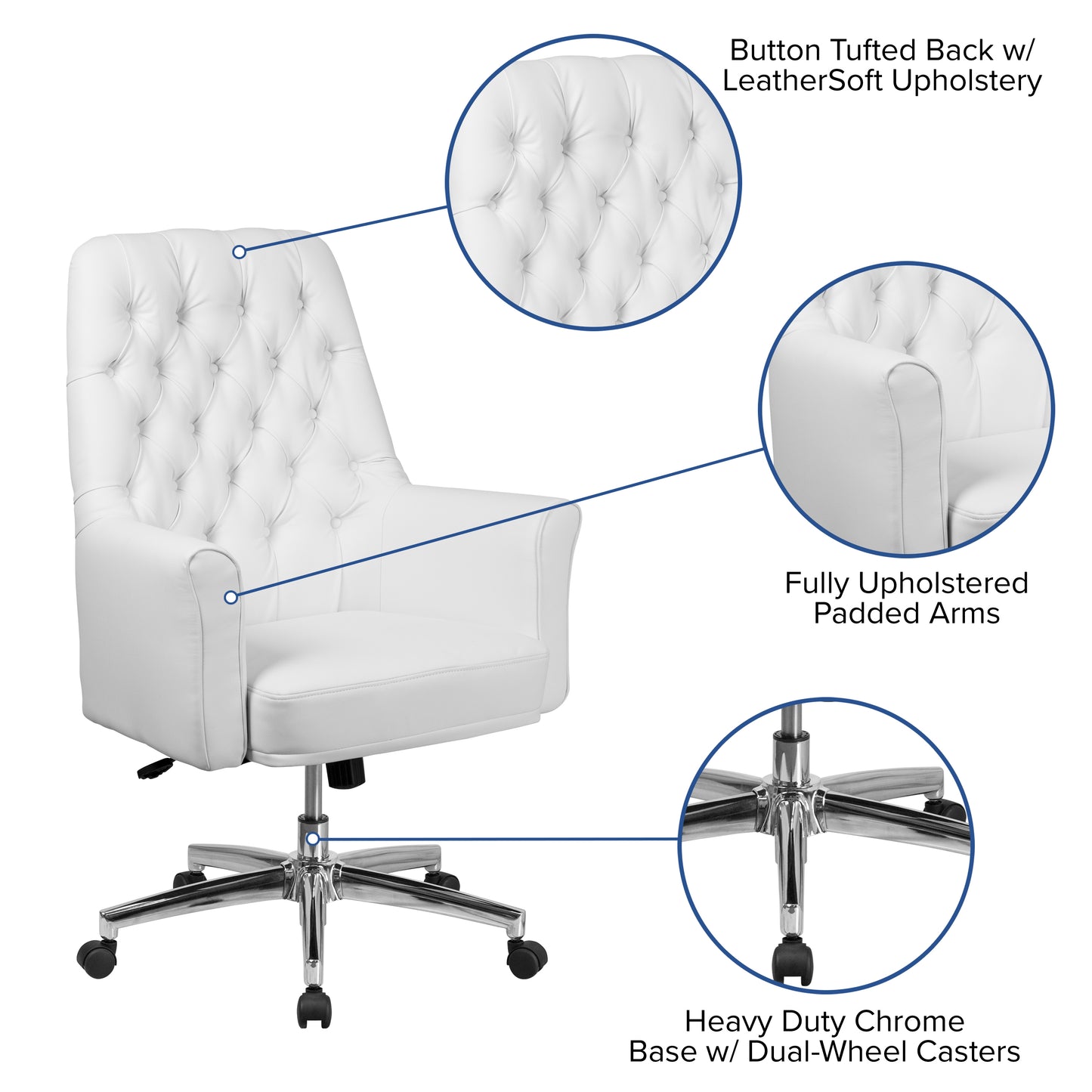 Tufted Leather Executive Chair