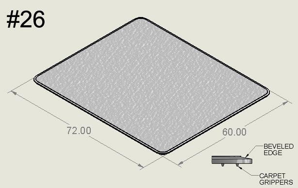 60" x 72" - Bison Mat