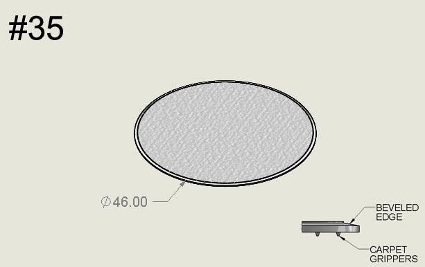 46" Diameter - Bison Mat
