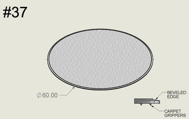 60" Diameter - Bison Mat