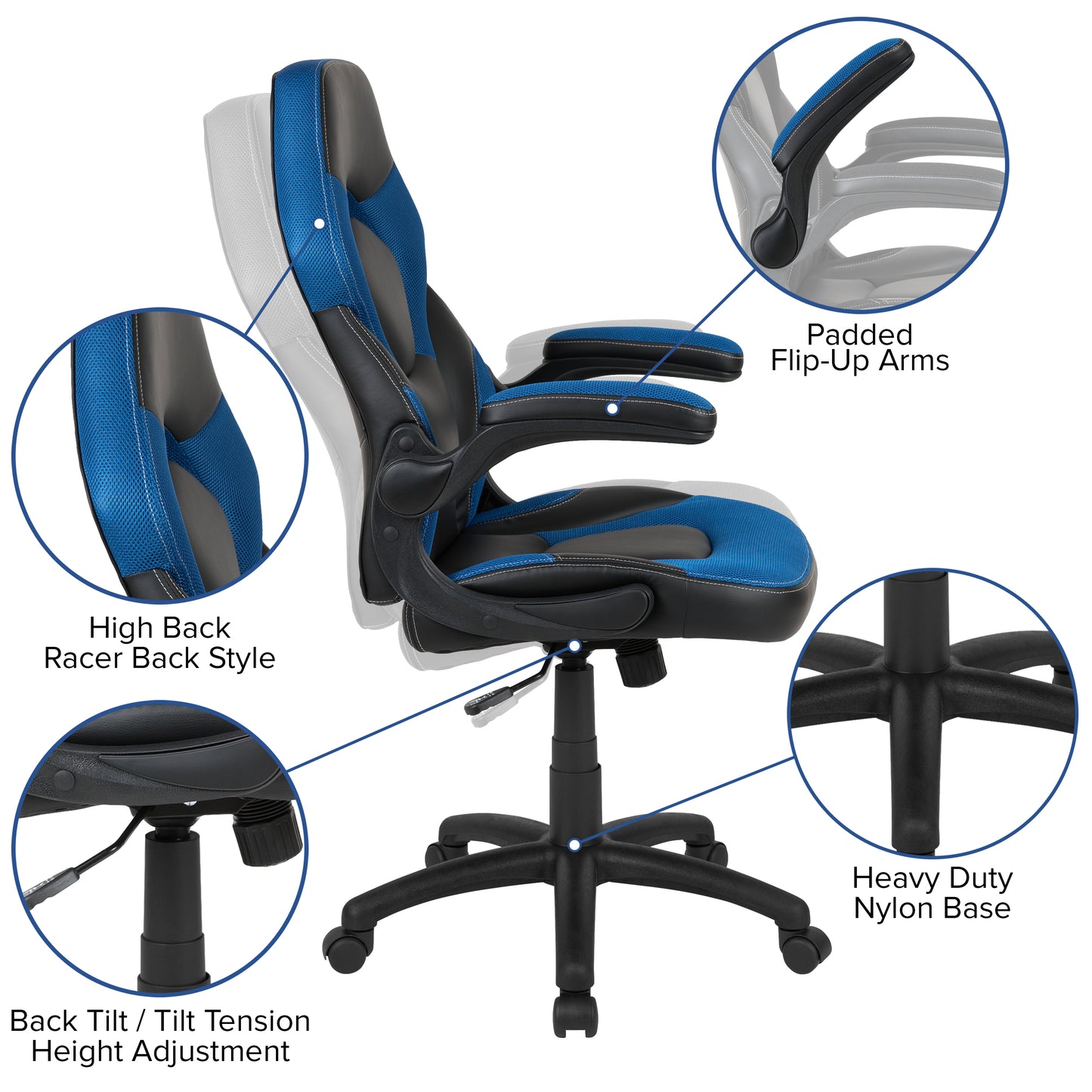 Gaming Chair - Blue