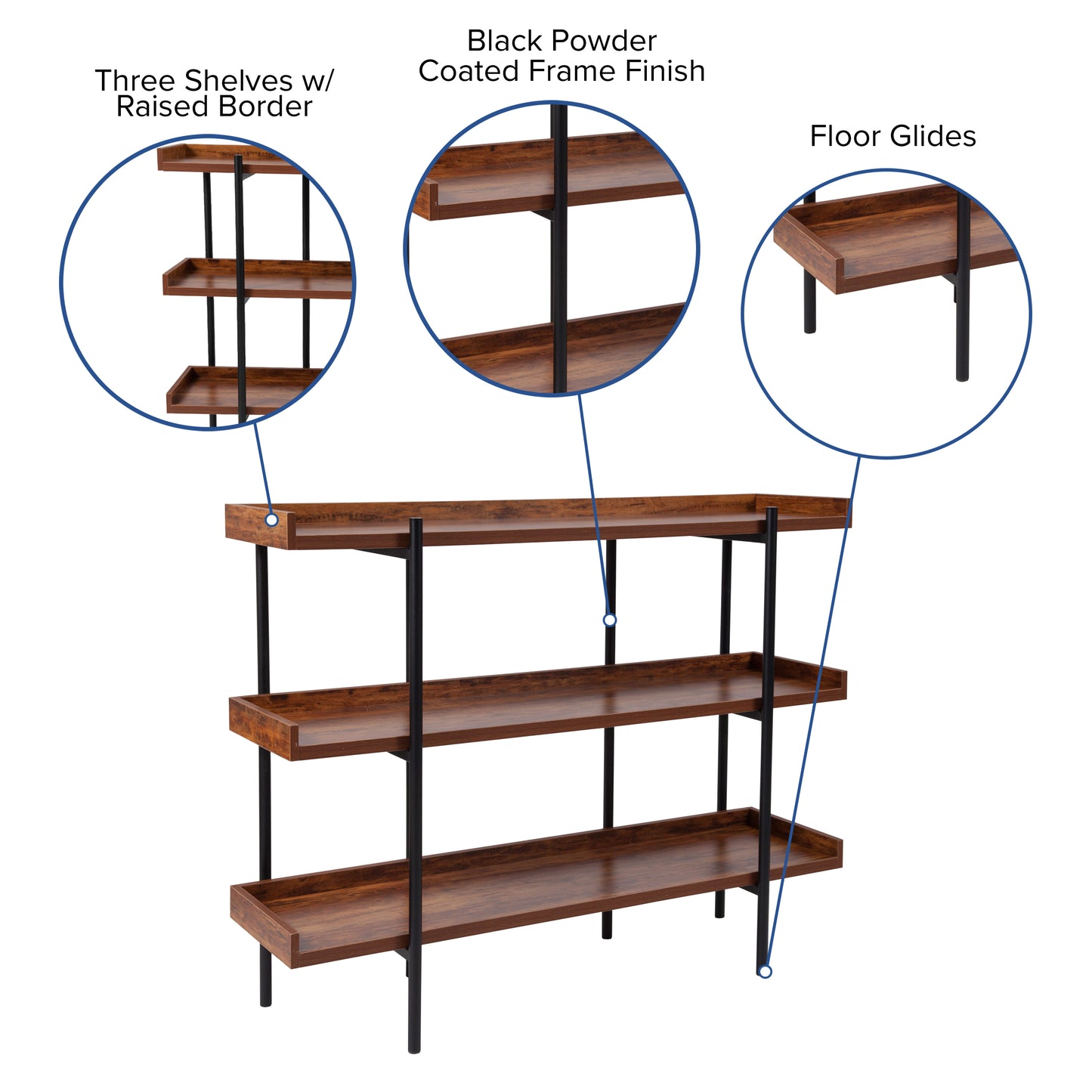 3 Shelf Bookcase