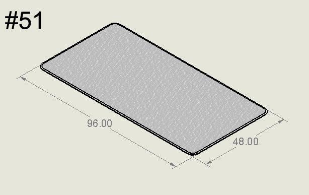 48" x 96" - Bison Mat