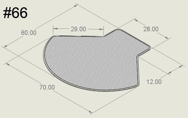 60" x 72" with 12" x 28" Lip - Bison Mat