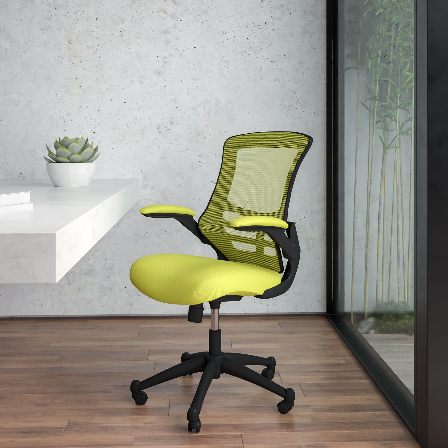 Mesh Ergonomic Yellow Chair