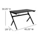 Gaming Desk with Pink Racing Chair Bundle