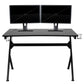 Gaming Desk with Pink Racing Chair Bundle