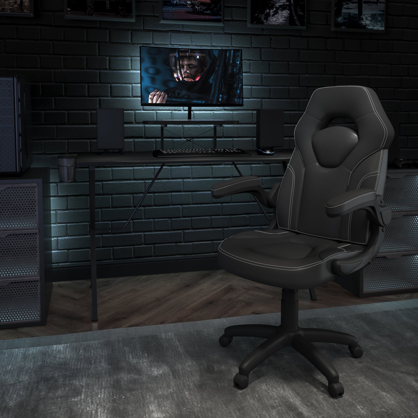 Optis Gaming Desk with Black Chair