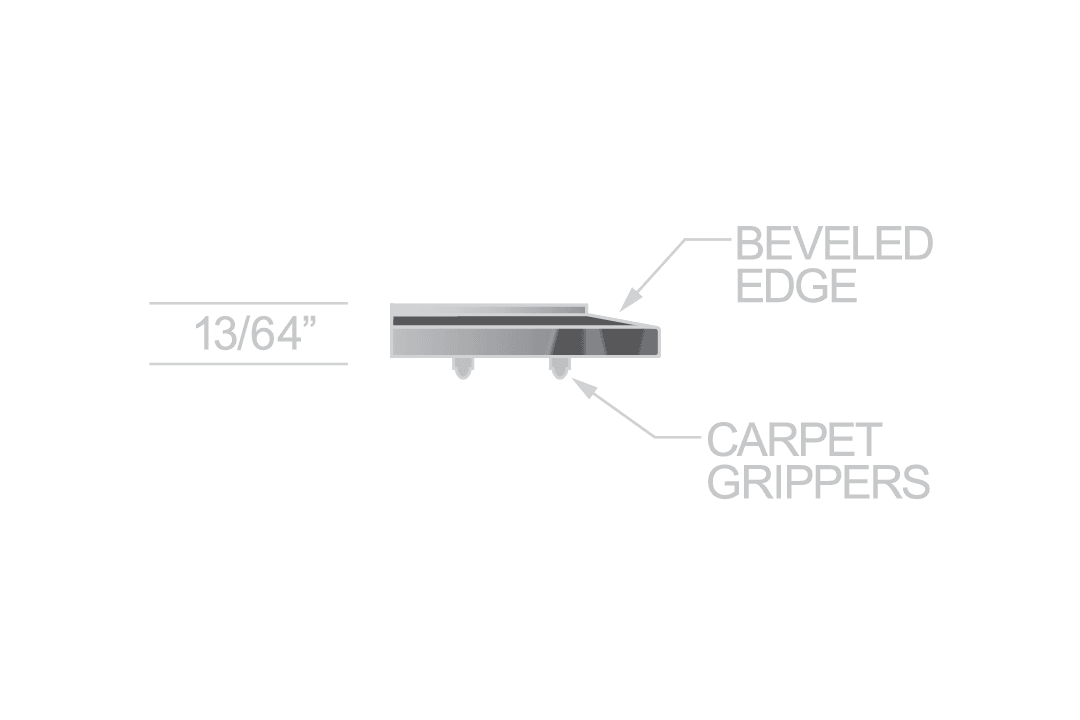 48" x 60" with 12" x 25" Lip - Bison Mat