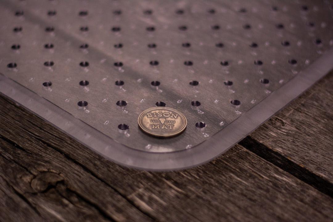 60" x 60" with 12" x 25" Lip - Bison Mat