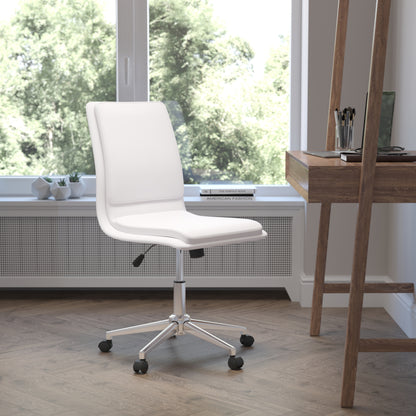Mid-Back Armless Office Chair