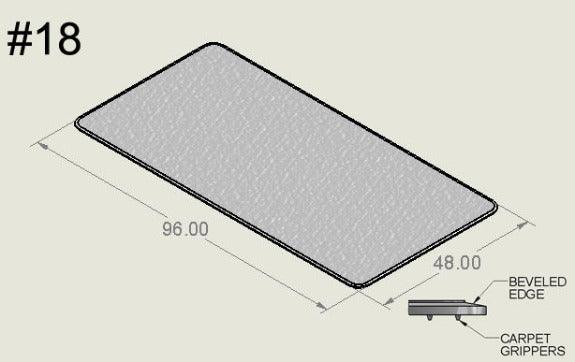 48" x 96" - Bison Mat