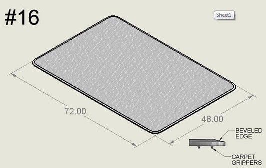 48" x 72" - Bison Mat