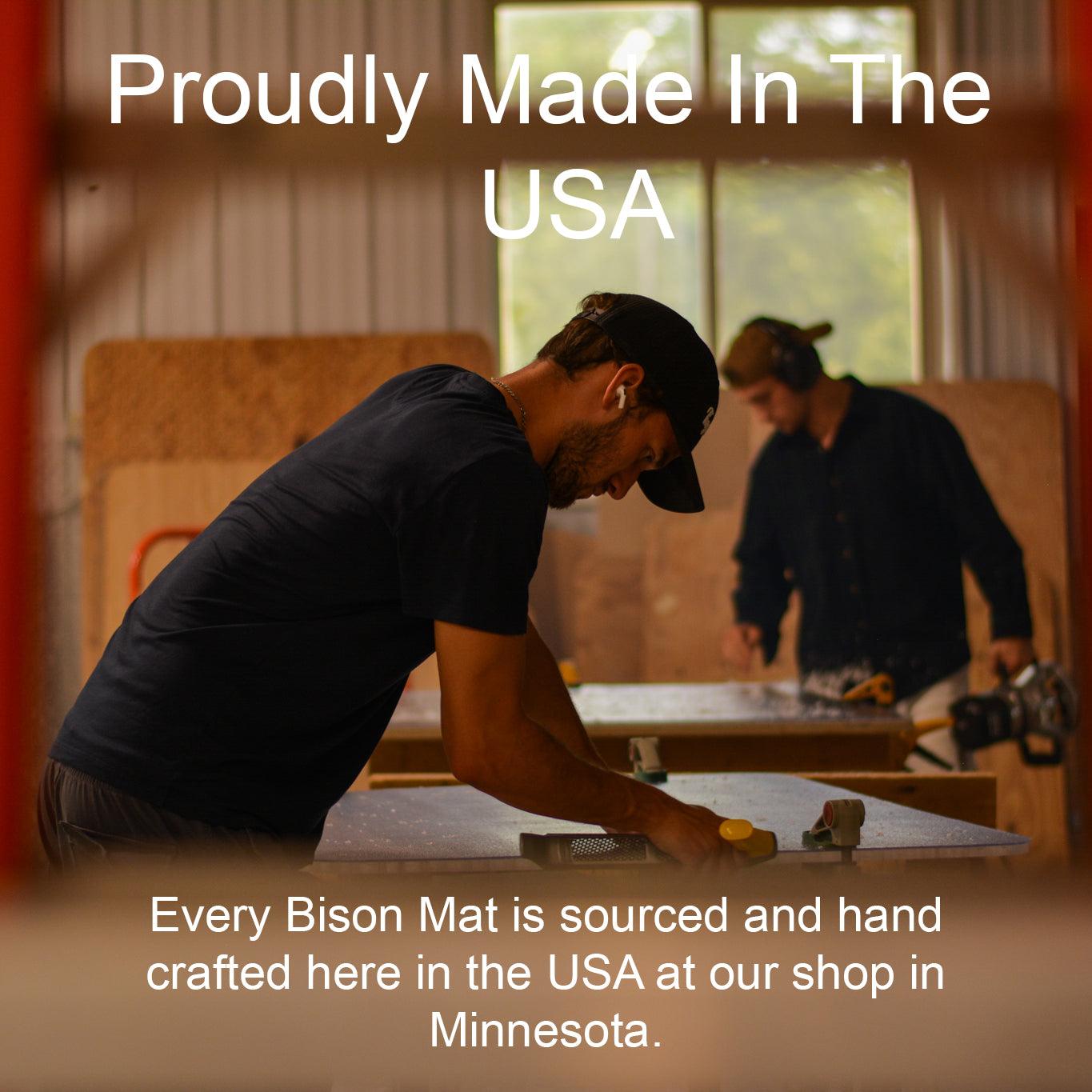 45" x 53" with 12" x 25" Lip - Bison Mat