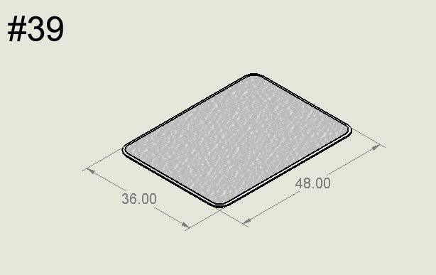 36" x 48" - Bison Mat