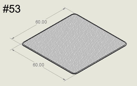 60" x 60" - Bison Mat